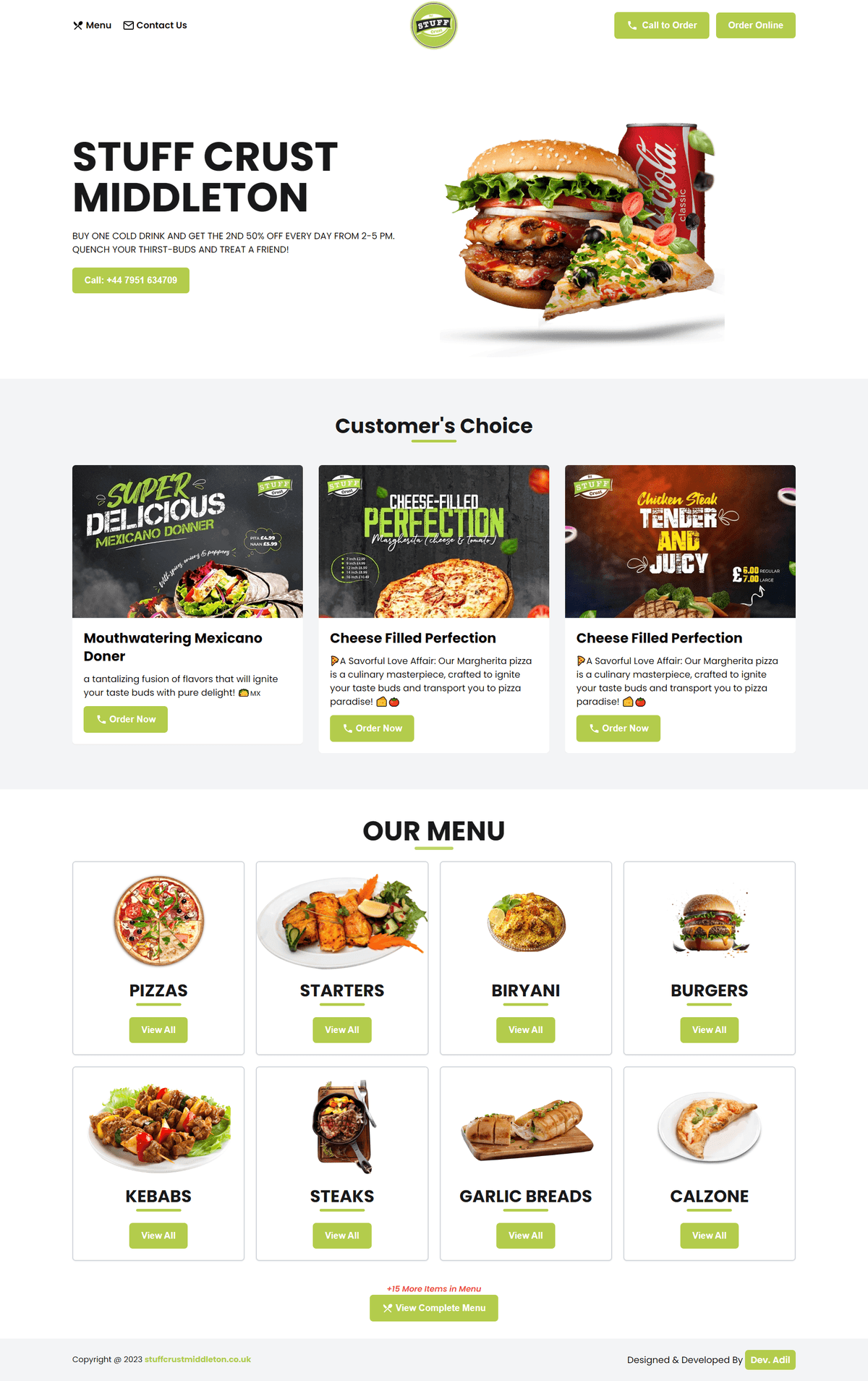 Stuff Crust Middleton Website