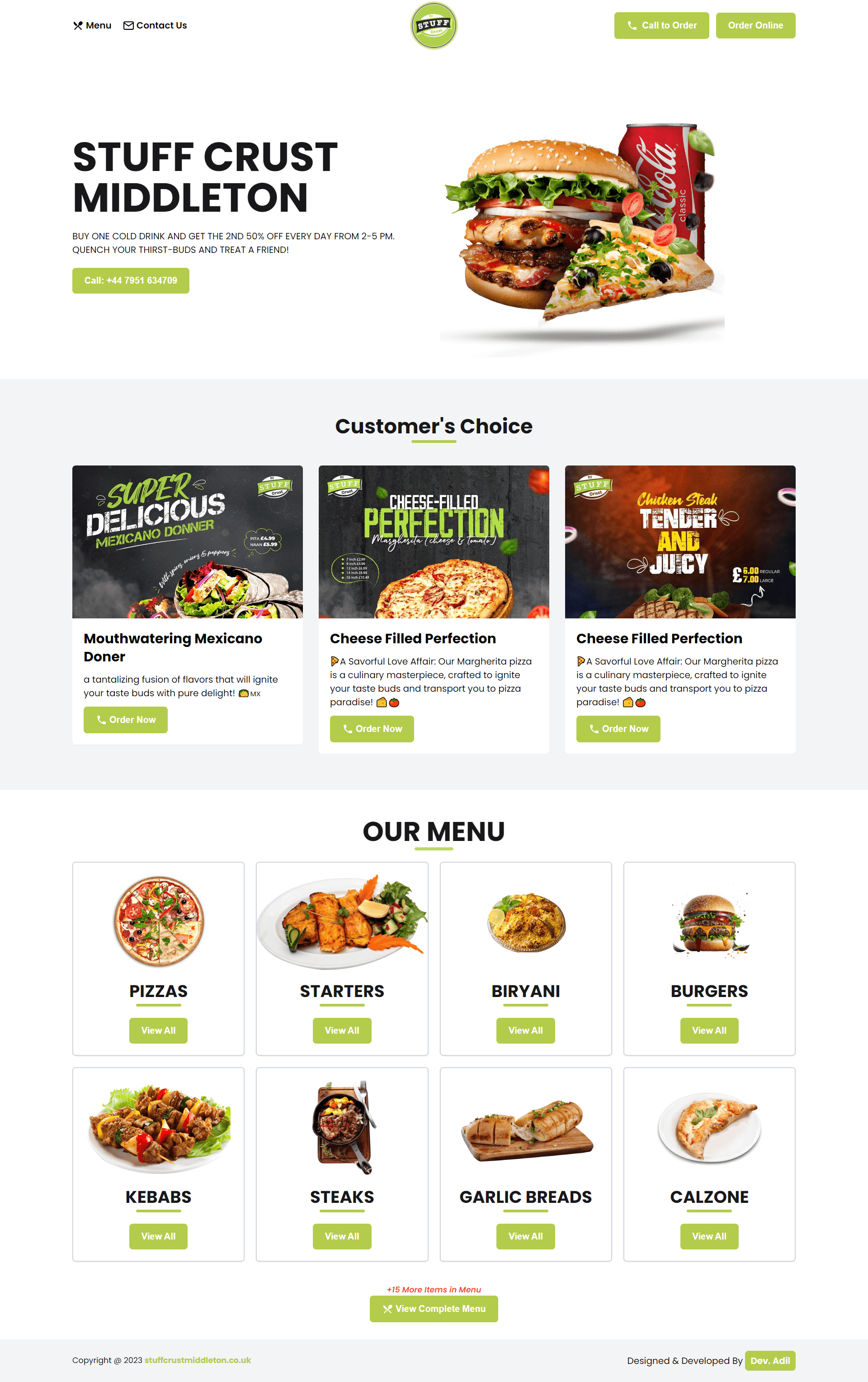 Stuff Crust Middleton Website